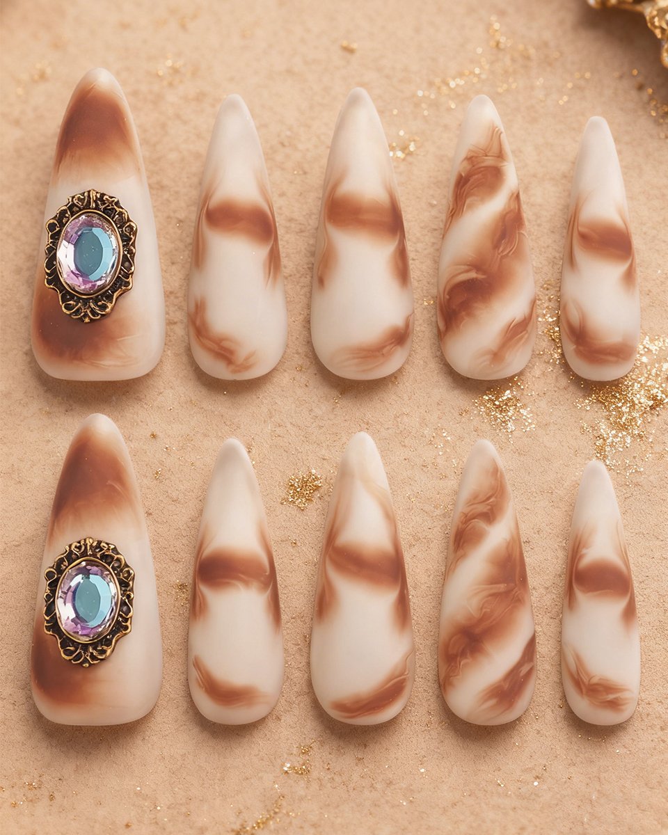 Caramel Swirl Jewel - Image 3